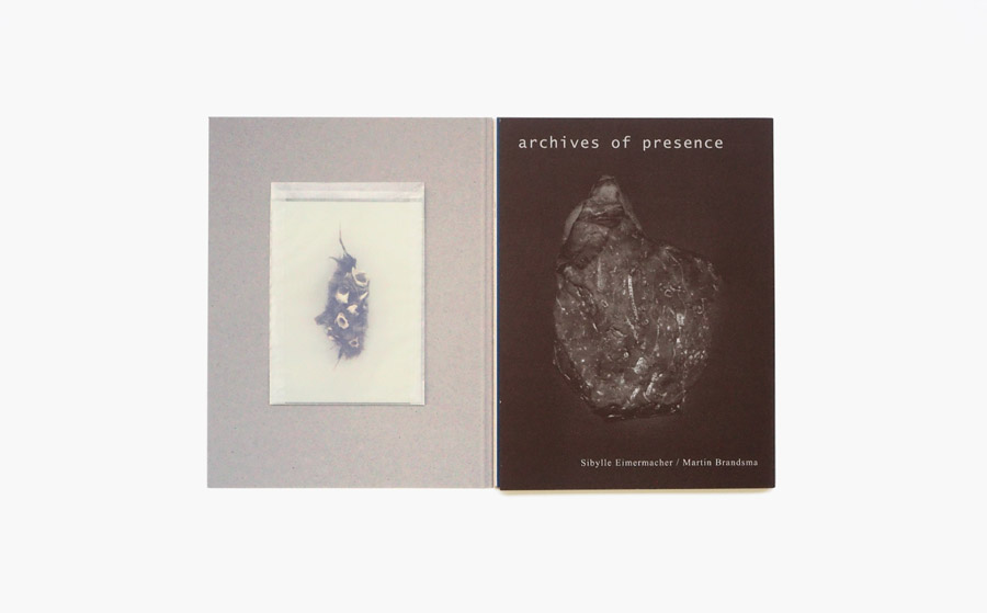 Sibylle Eimermacher & Martin Brandsma, book Archives of absence, archives of presence