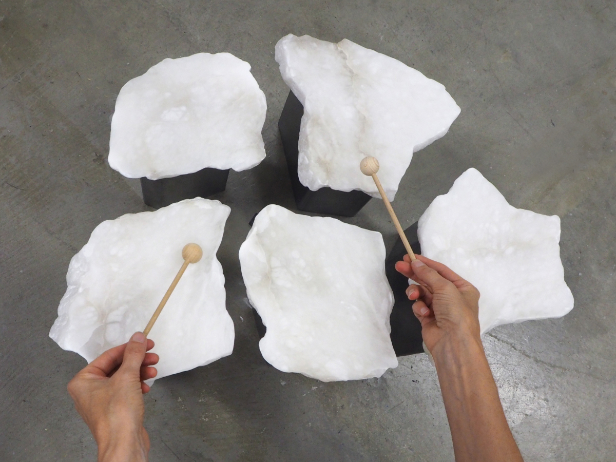 Sibylle Eimermacher, lithophone, alabaster