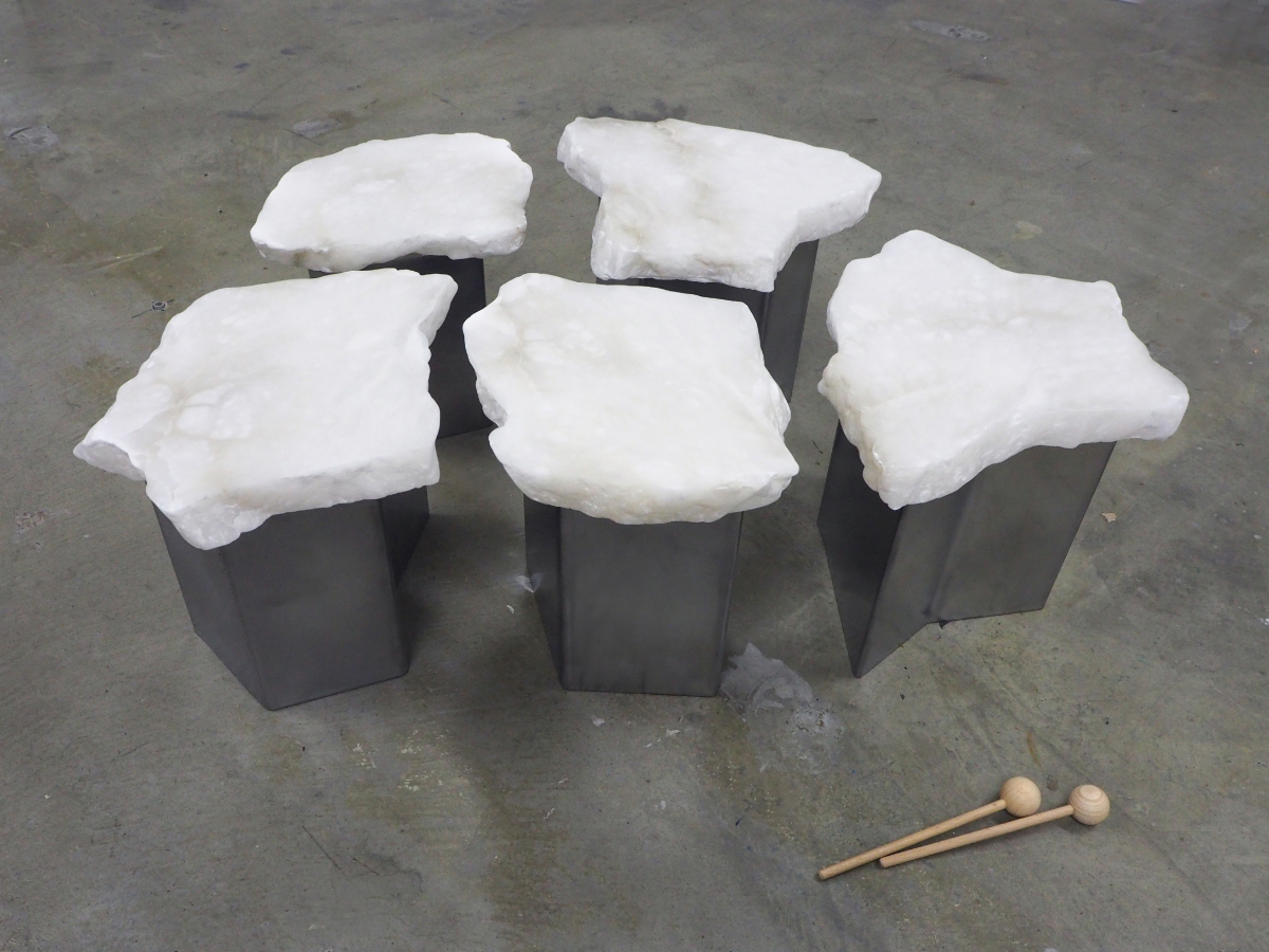 Sibylle Eimermacher, lithophone, alabaster