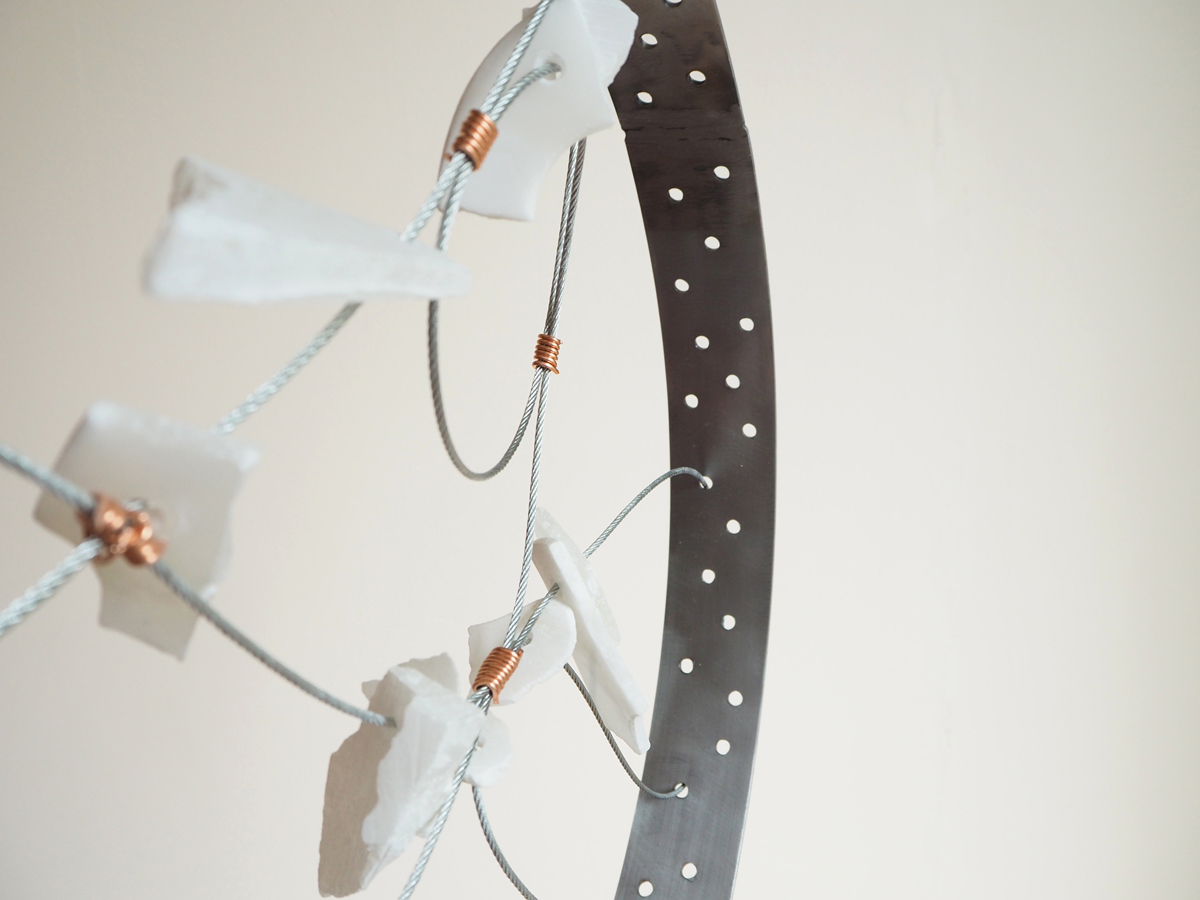 Sibylle Eimermacher, sound instrument, alabaster